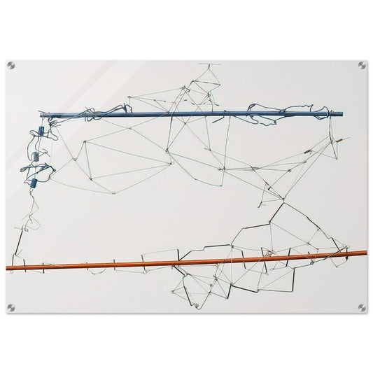 Drawing without Paper 8425 and 8426 - 1984 - Gego Acrylic Print - 70x100 cm / 28x40″ inches