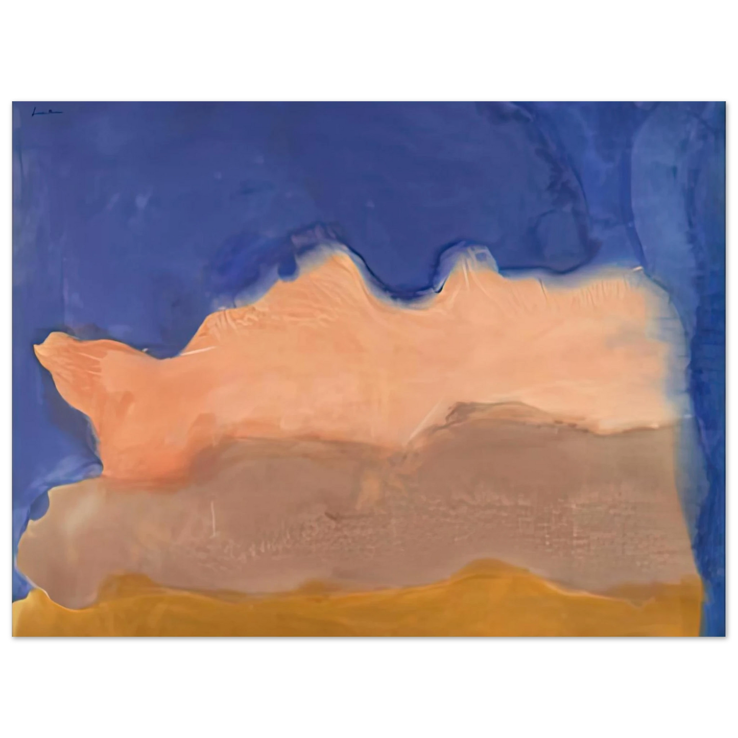 Helen Frankenthaler - Moontide, 1968- Wall Art - 21x29.7 cm / 8x12" - Fine Art Poster - -