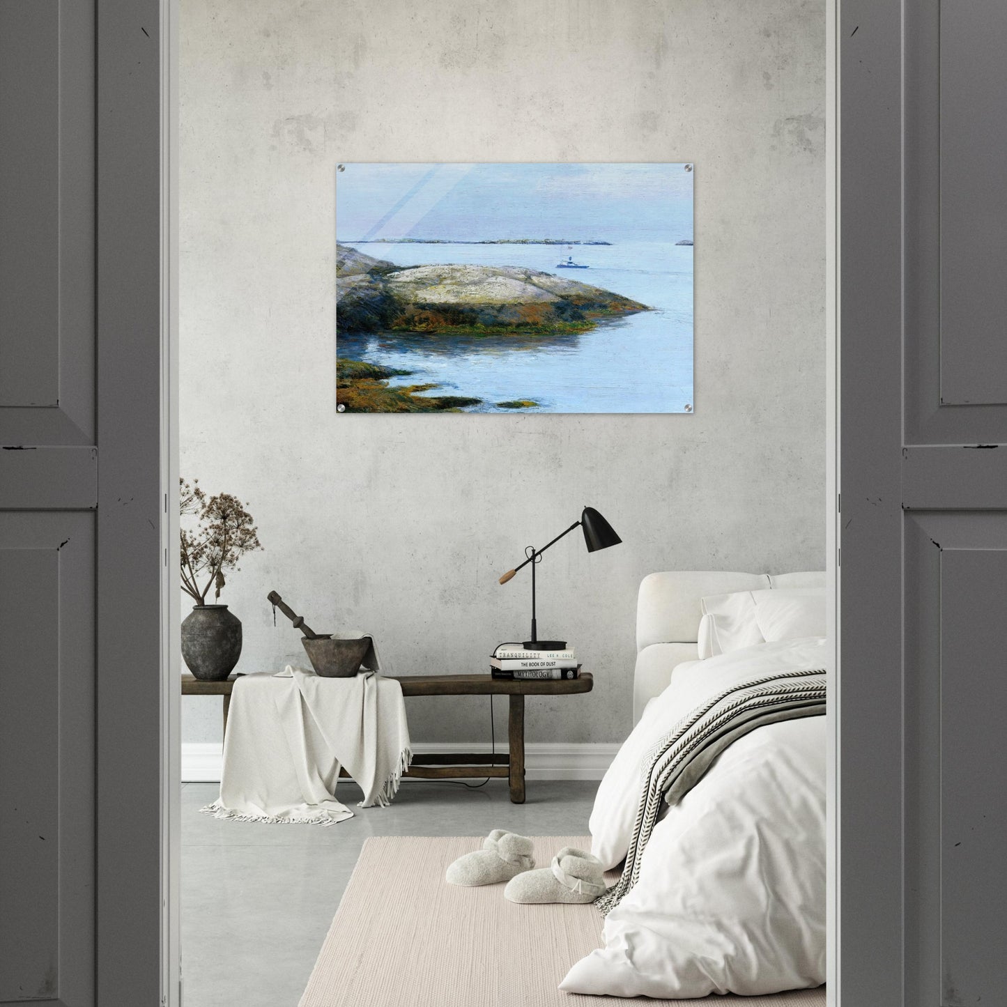 Isles of Shoals, Appledore - Childe Hassam Acrylic Print - 70x100 cm / 28x40″ inches