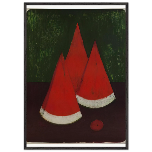 WATERMELONS - Rufino Tamayo Framed Art Print – Black Wooden Frame - Default Title - -Framed Art Print