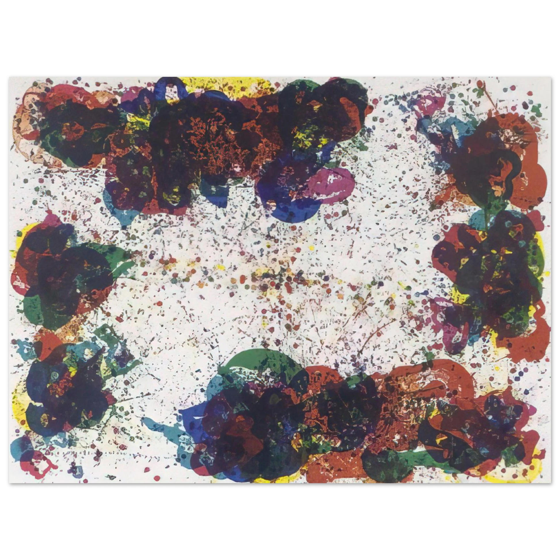Sam Francis - Coral Lyre Nine Fine Art Poster - Default Title