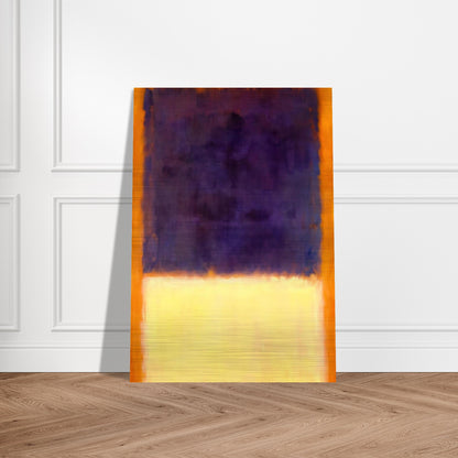 Red, Orange, Tan and Purple - 1954 - Mark Rothko Brushed Aluminum Print - 70x100 cm / 28x40 inches | Mark Rothko Aluminum Print | Mark Rothko Prints