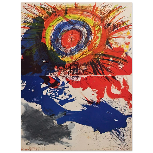 Walasse Ting - Composition - 1957 Fine Art Poster - Default Title