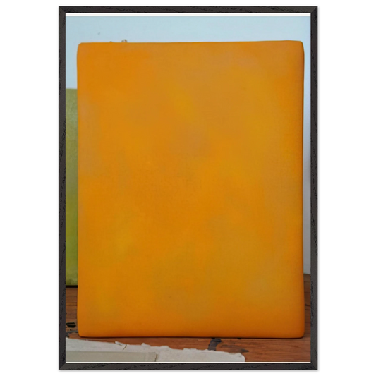 CALDO 2002 - Gotthard Graubner Framed Art Print – Black Wooden Frame - Default Title - -Framed Art Print