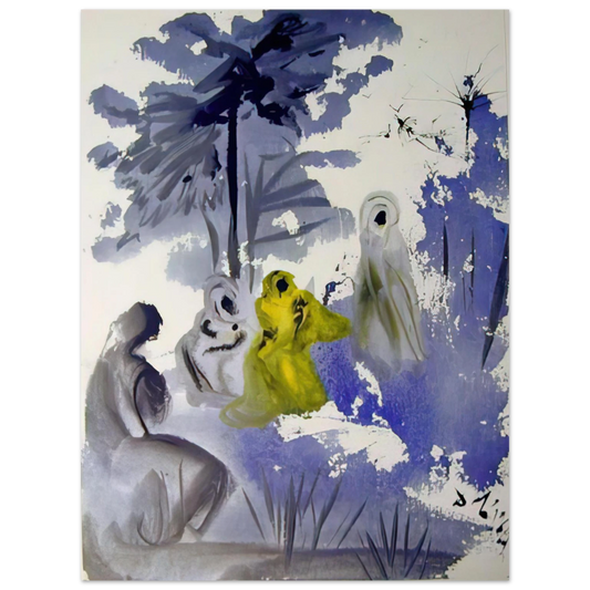 Salvador Dali - FAMILIA RUTH MOABITIDIS 1964 Fine Art Poster - Default Title