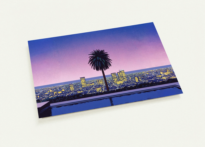 Pacific Breeze 2 By Hiroshi Nagai Pack of 10 Post Cards | Hiroshi Nagai Post Cards | A6 (10.5 x 14.8 cm) - 4.1 x 5.8 inches