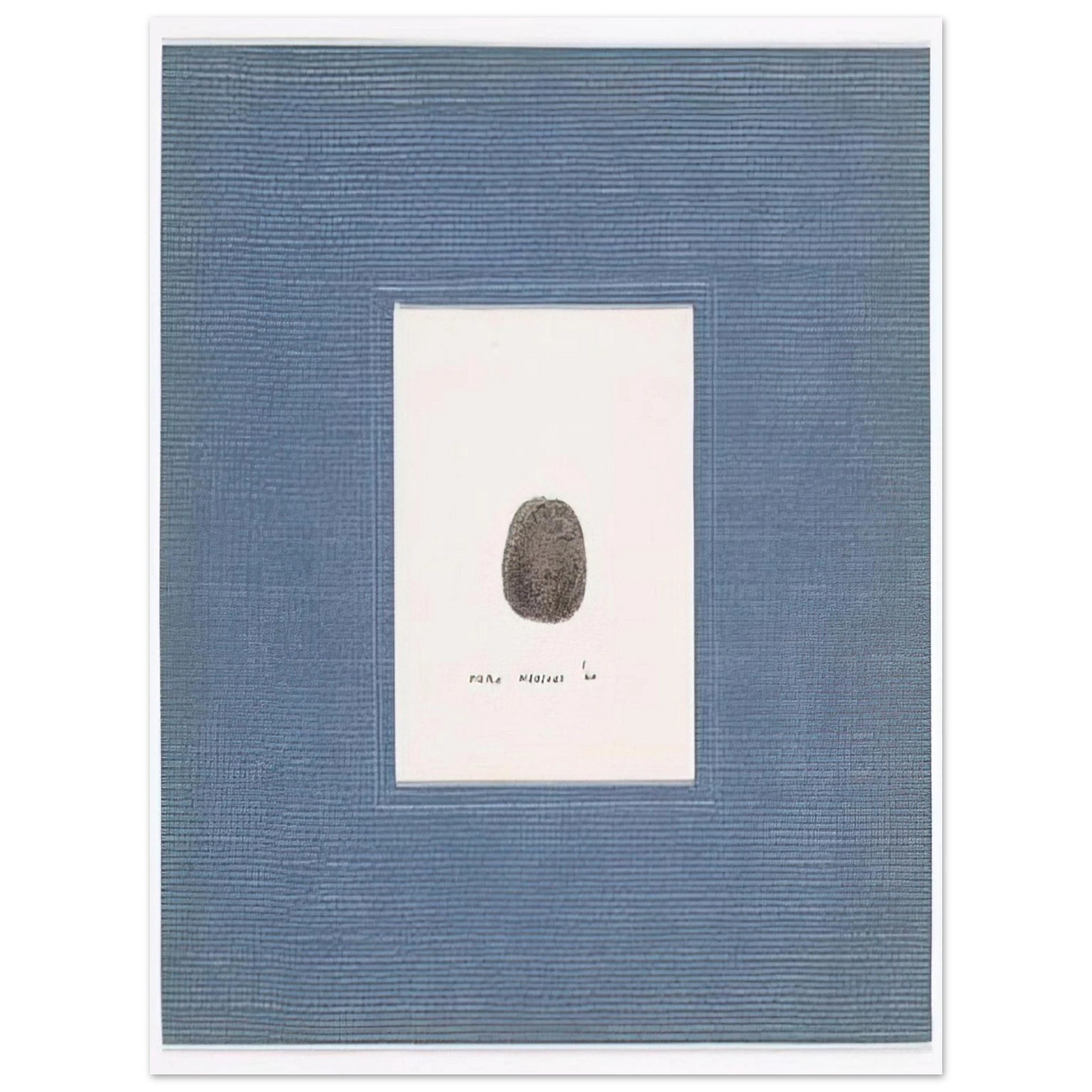 Piero Manzoni - Thumbprint - 1960 Fine Art Poster - Default Title