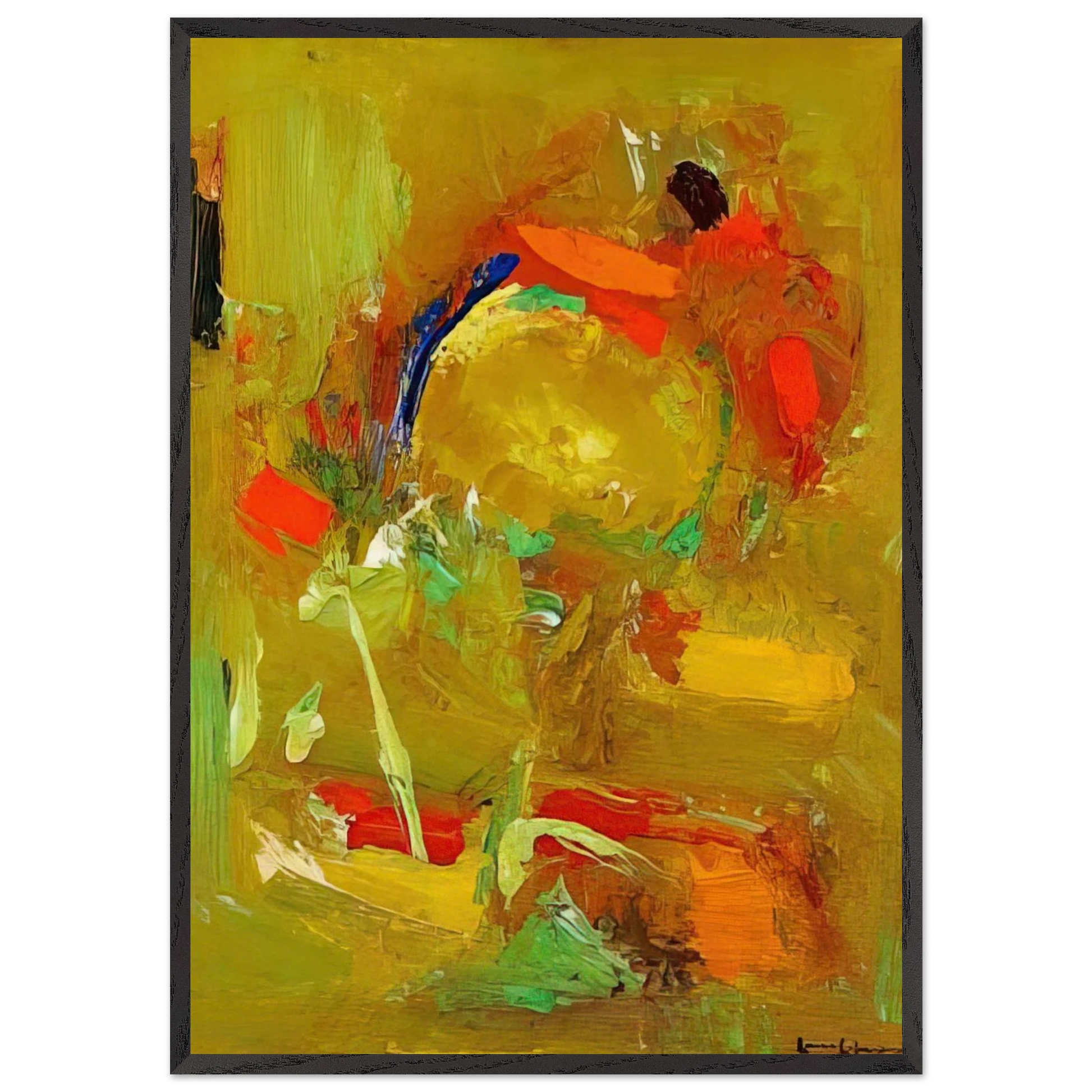 Genius Logic - Hans Hofmann Framed Art Print – Black Wooden Frame - Default Title - -Framed Art Print