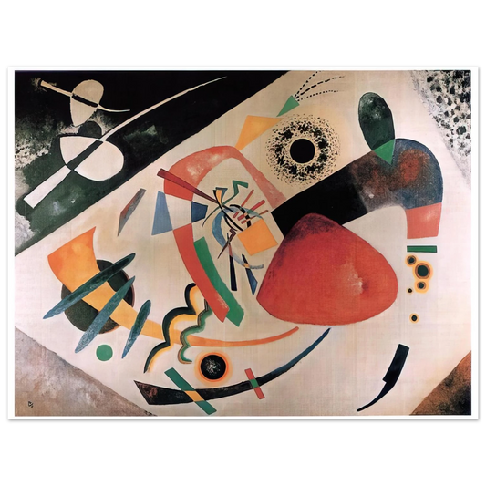 Wassily Kandinsky - RED SPOT II 1921 Fine Art Poster - Default Title