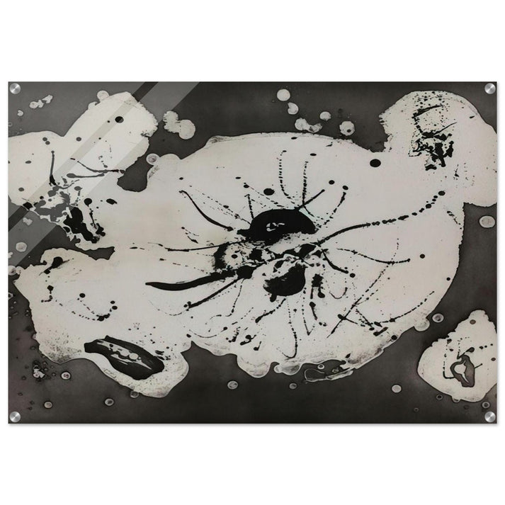 Black Smudge - Sam Francis Acrylic Print - 70x100 cm / 28x40″ inches | Sam Francis Wall Art | Sam Francis Prints