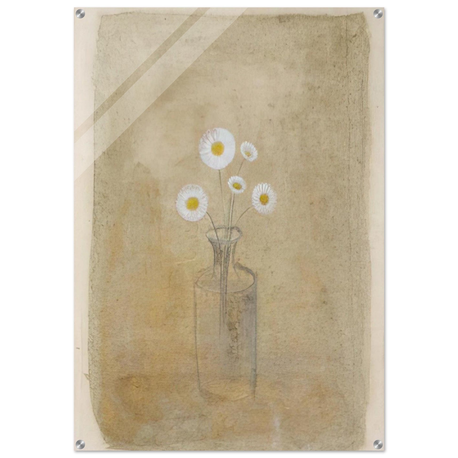 Bouquet for Mary Lea - 1957 - Morris Graves Acrylic Print - 70x100 cm / 28x40″ inches | Morris Graves Wall Art | Morris Graves Prints