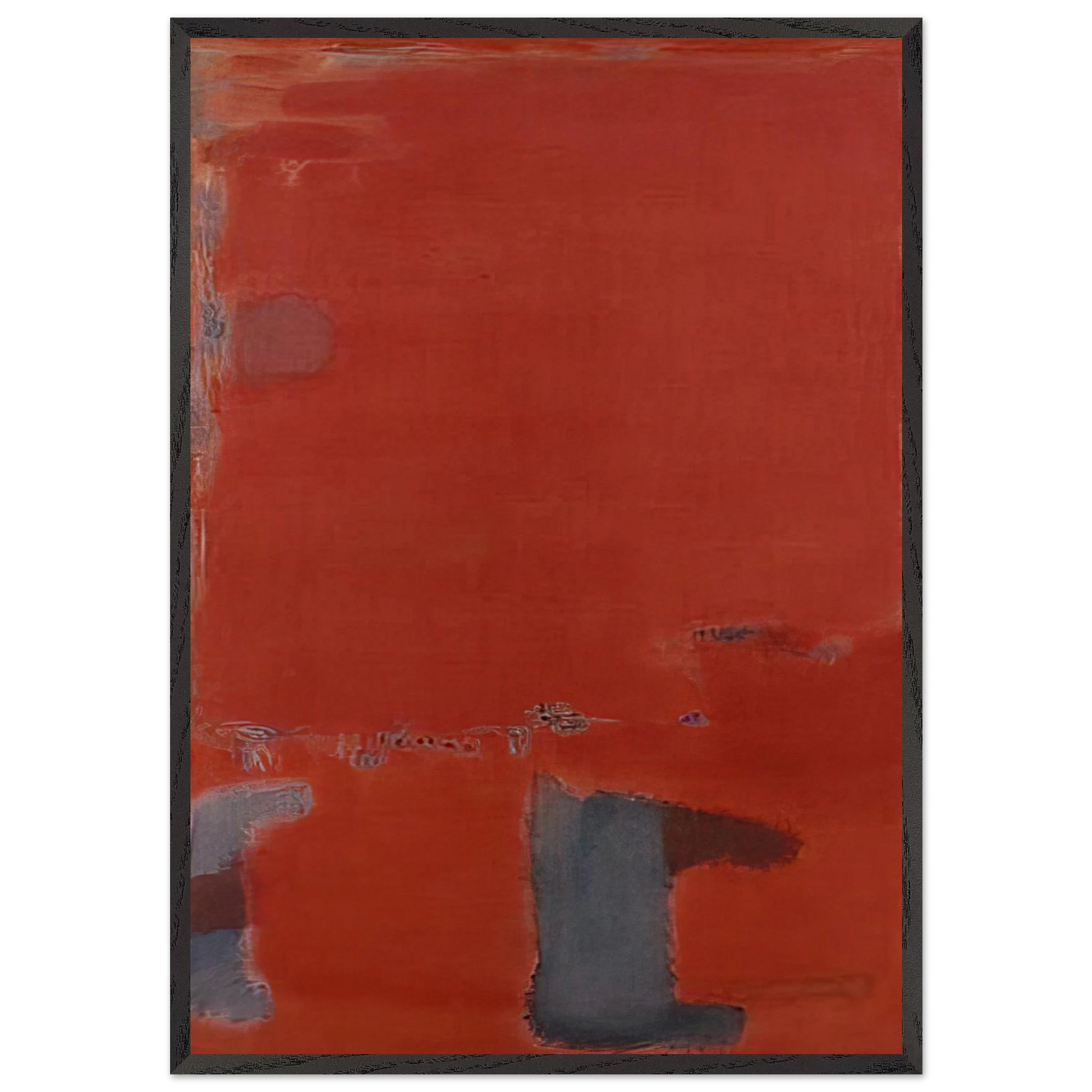 No 21 - c1949  New York  United States - Mark Rothko Framed Art Print – Black Wooden Frame - Default Title - -Framed Art Print