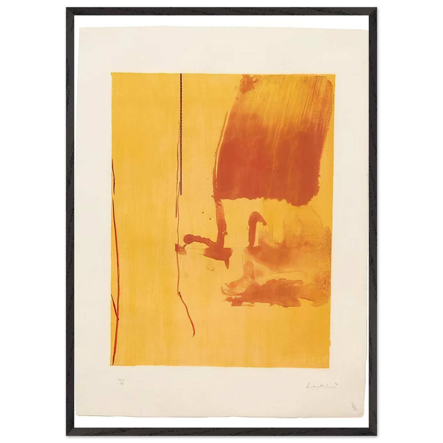 Helen Frankenthaler - Harvest - 1976 Wall art - 50x70 cm / 20x28 inches - Fine Art Poster - -
