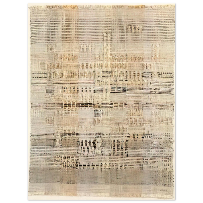 Anni Albers - DEVELOPMENT IN ROSE I 1952  75x100 cm / 30x40inches Fine Art Poster