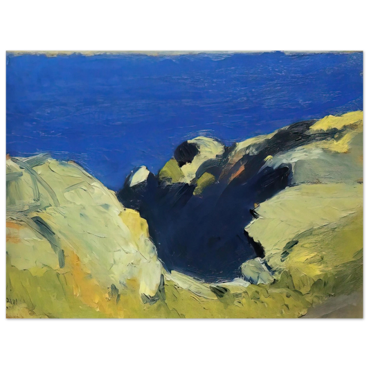 Edward Hopper - Rocks Fine Art Poster - 13x18 cm / 5x7 inches