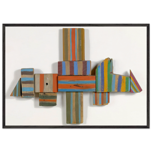 Yield - 1975 - Betty Parsons Framed Art Print – Black Wooden Frame - Default Title - -Framed Art Print