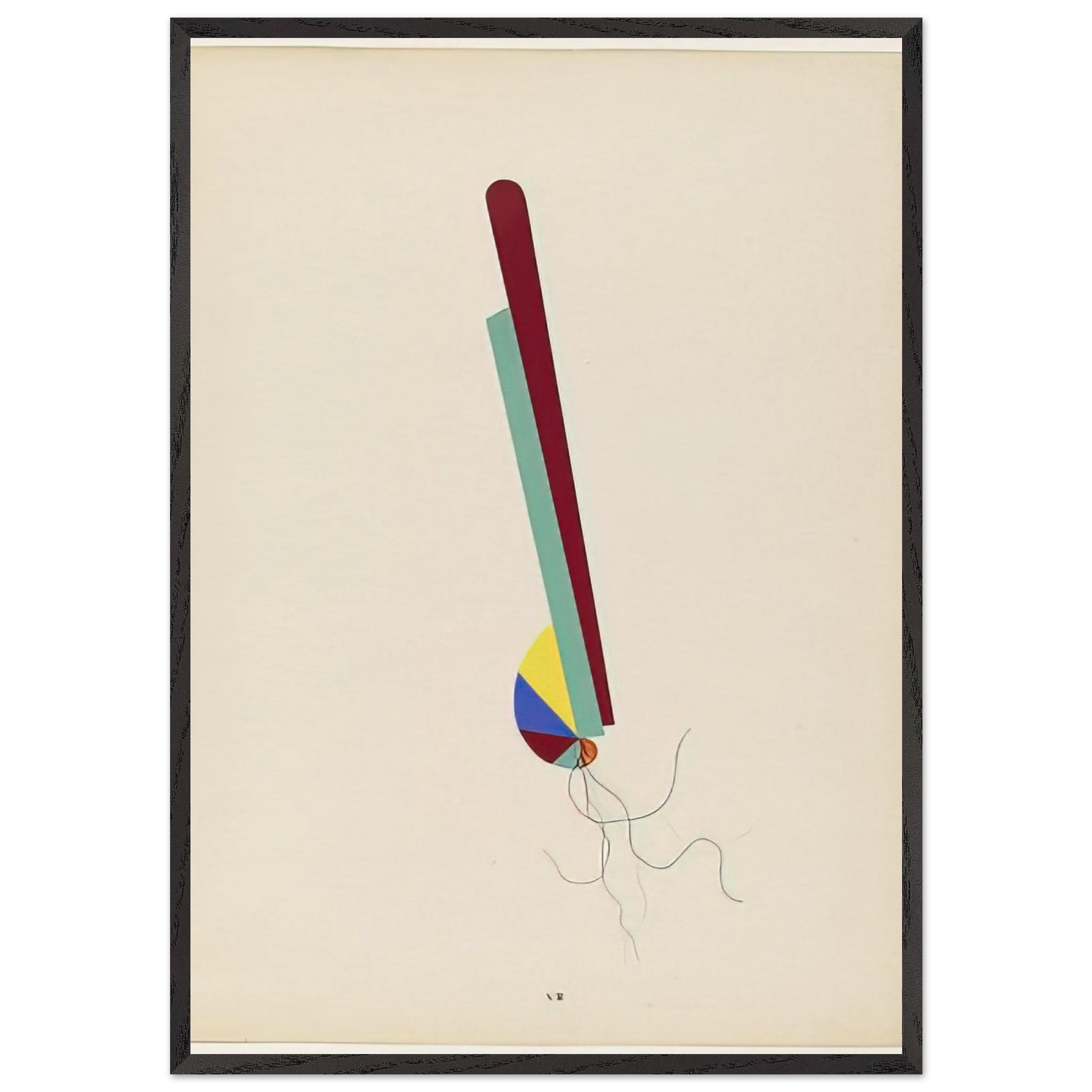 YOUNG GIRL JEUNE FILLE FROM THE PORTFOLIO REVOLVING DOORS 1926 - Man Ray Framed Art Print – Black Wooden Frame - Default Title - -Framed Art Print