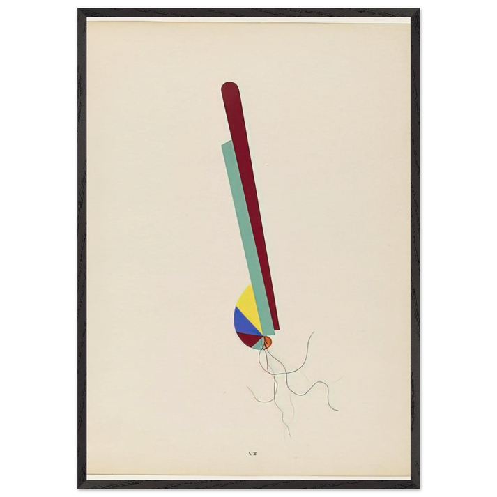 YOUNG GIRL JEUNE FILLE FROM THE PORTFOLIO REVOLVING DOORS 1926 - Man Ray 70x100 cm / 28x40 inches Framed Art Print – Black Wooden Frame