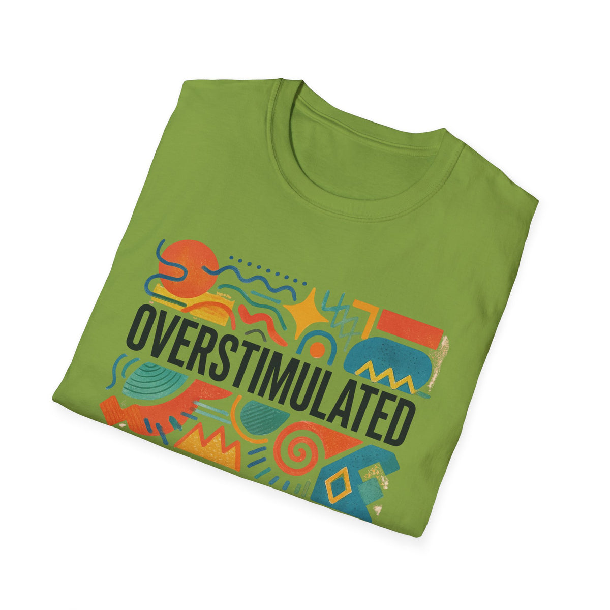 Overstimulated Shirt for Mom | Funny Tired Mom Tee | Weirdcore Clothing | Gen Z Humor T-Shirt | Exhausted but Aesthetic Tee