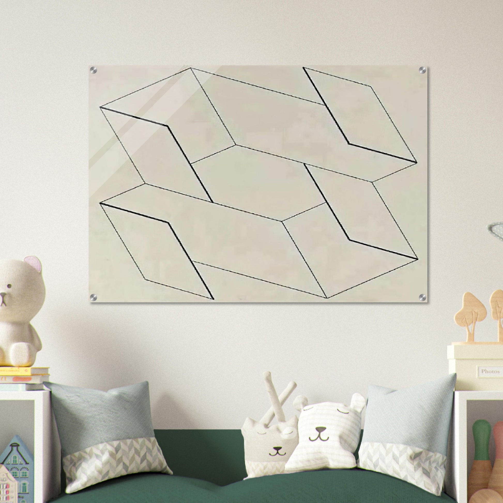 STRUCTURAL CONSTELLATION 1955 0 - Josef Albers Acrylic Print - 70x100 cm / 28x40″ inches | Josef Albers Wall Art | Josef Albers Prints