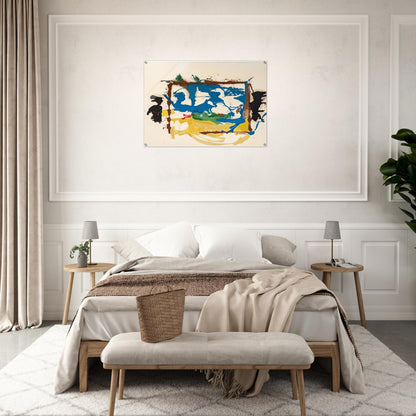 Swan Lake I, 1961- - Helen Frankenthaler Acrylic Print - 70x100 cm / 28x40″ inches | Helen Frankenthaler Wall Art | Helen Frankenthaler Prints