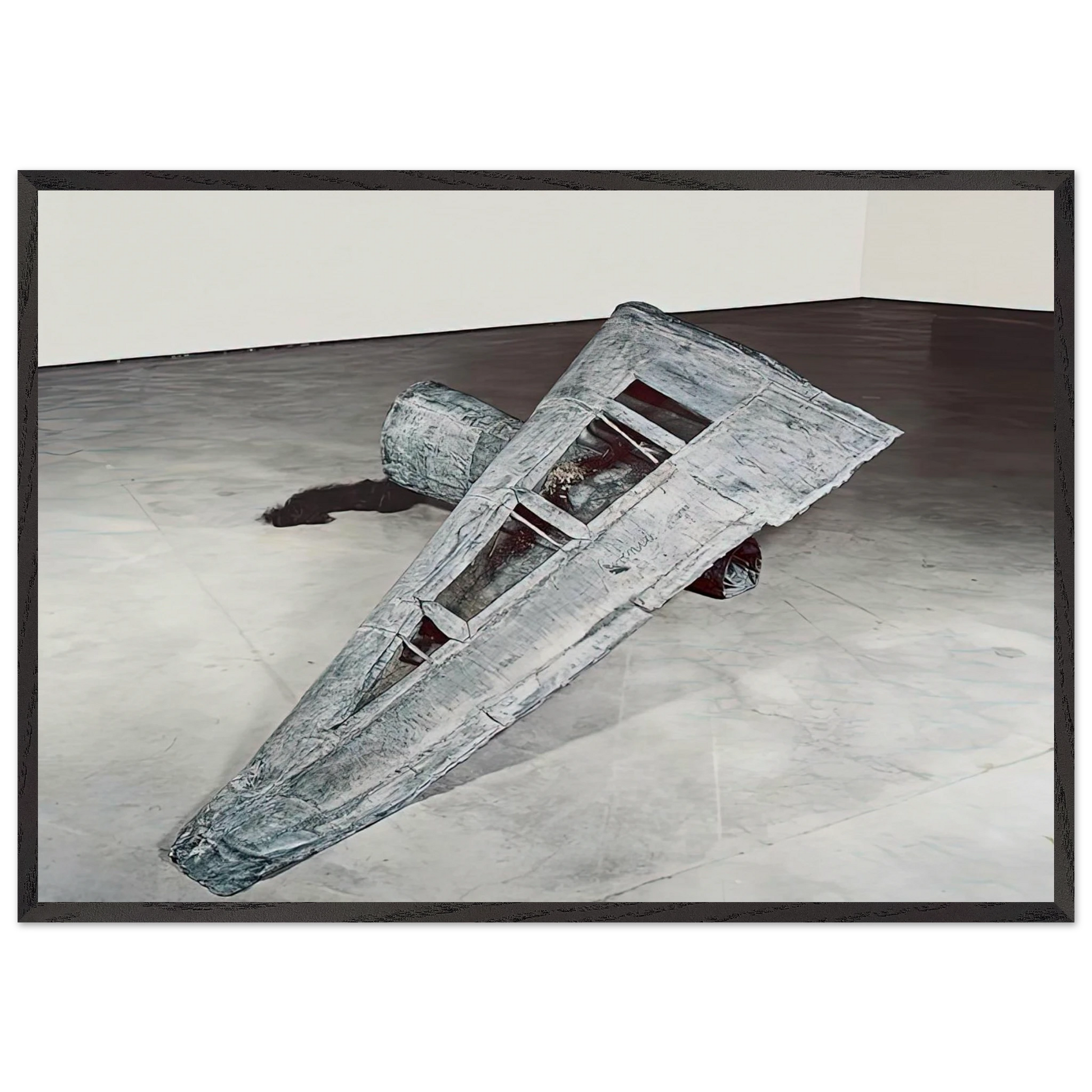 BERENICE 1989 - Anselm Kiefer Framed Art Print – Black Wooden Frame - Default Title - -Framed Art Print