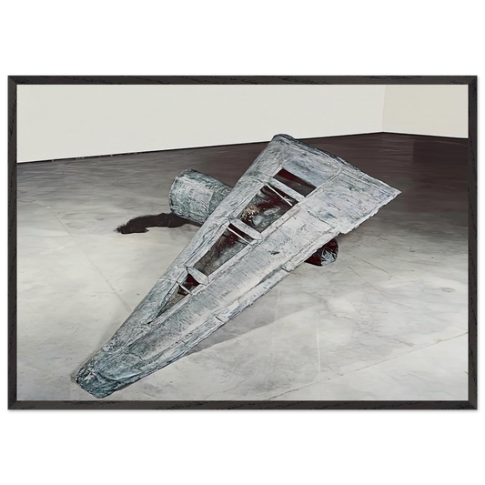 BERENICE 1989 - Anselm Kiefer Framed Art Print – Black Wooden Frame - Default Title - -Framed Art Print