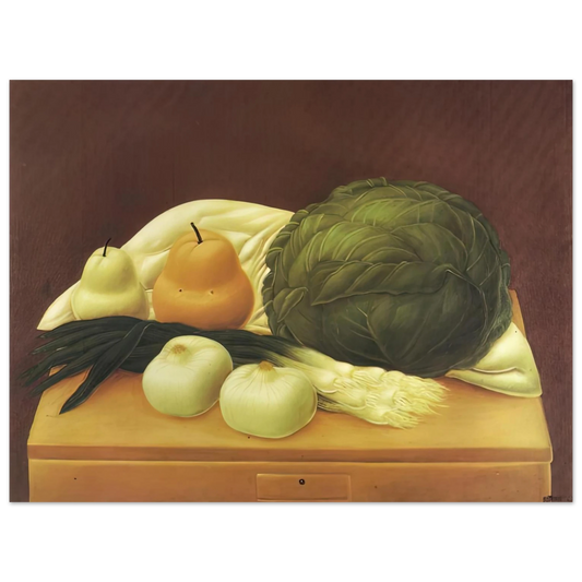 Fernando Botero - KITCHEN TABLE Fine Art Poster - Default Title