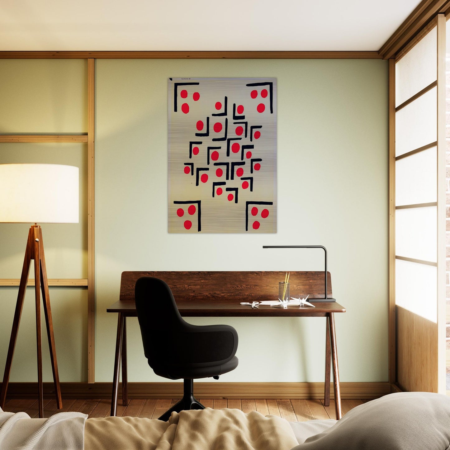 COMPOSITION 29 - Sonia Delaunay Brushed Aluminum Print - 70x100 cm / 28x40 inches | Sonia Delaunay Aluminum Print | Sonia Delaunay Prints
