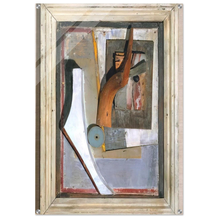 RELIEF IN RELIEF 1945 - Kurt Schwitters Acrylic Print - 70x100 cm / 28x40″ inches