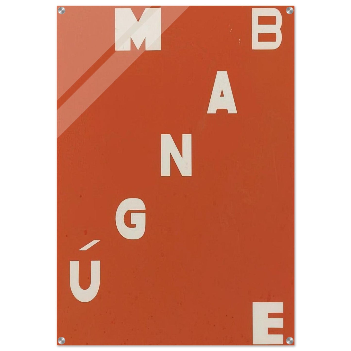 Mangúe Bangúe - Neo-Concretism - Helio Oiticica Acrylic Print - 70x100 cm / 28x40″ inches | Helio Oiticica Wall Art | Helio Oiticica Prints