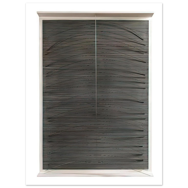 Jesus Rafael Soto - LA COURVE BLEUE 1965  75x100 cm / 30x40inches Fine Art Poster