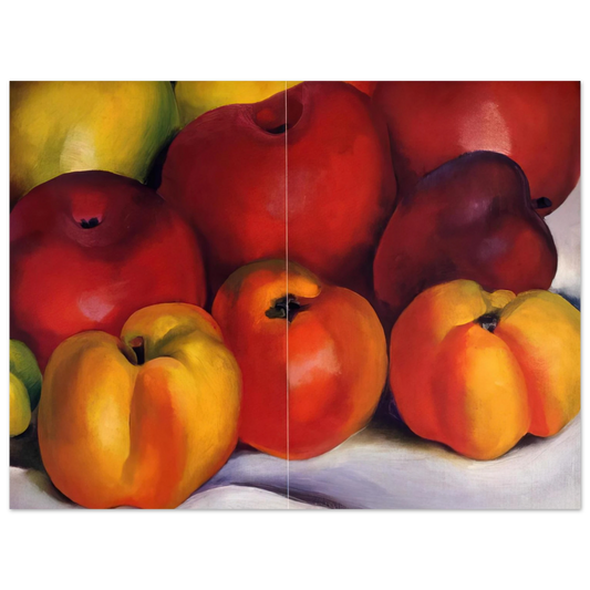 Georgia O'Keeffe - Apple Family Fine Art Poster - 13x18 cm / 5x7 inches
