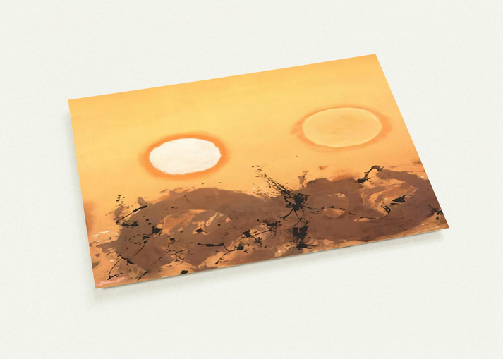 Duet - 1962 By Adolph Gottlieb Pack of 10 Post Cards | Adolph Gottlieb Post Cards | A6 (10.5 x 14.8 cm) - 4.1 x 5.8 inches