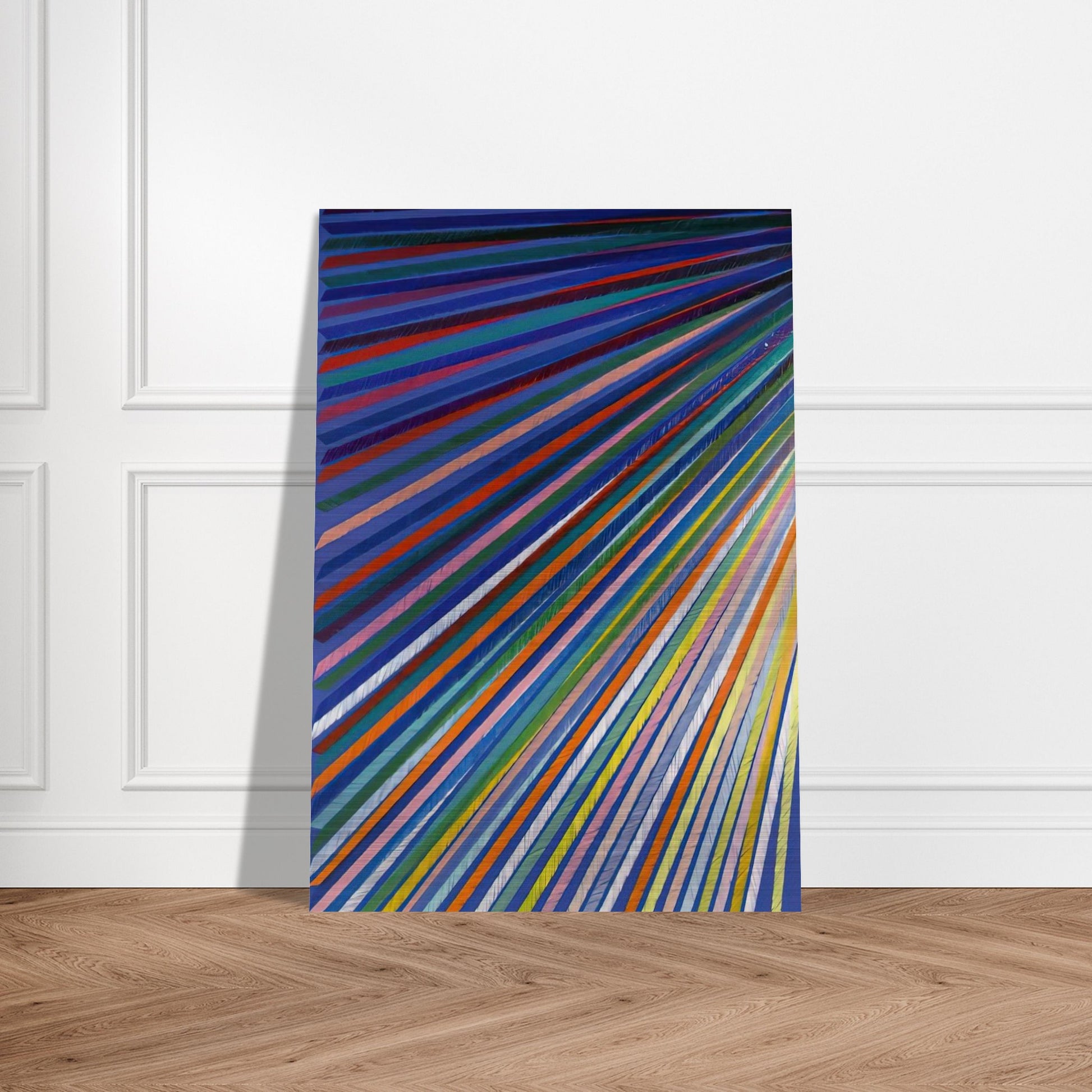 Apex - 1984 - Piero Dorazio Brushed Aluminum Print - 70x100 cm / 28x40 inches | Piero Dorazio Aluminum Print | Piero Dorazio Prints