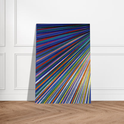 Apex - 1984 - Piero Dorazio Brushed Aluminum Print - 70x100 cm / 28x40 inches | Piero Dorazio Aluminum Print | Piero Dorazio Prints