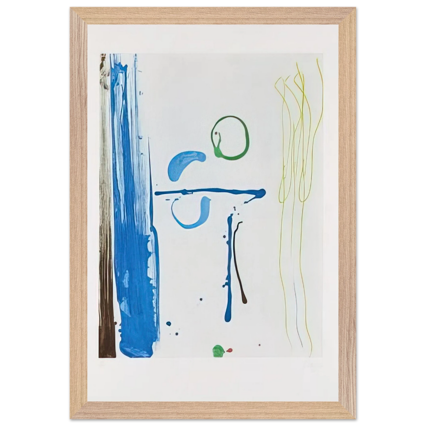 Helen Frankenthaler - Sunshine After Rain - 1987 Wall art - A3 (29.7 x 42  cm) - Premium Wooden Framed Poster With Fine Art Paper - White frame