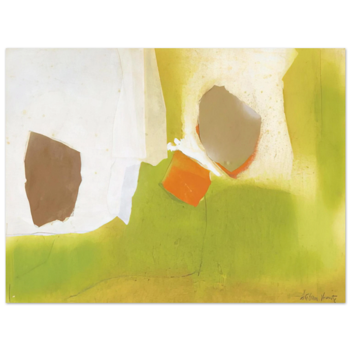 Esteban Vicente - THE GARDEN 1984  75x100 cm / 30x40inches Fine Art Poster