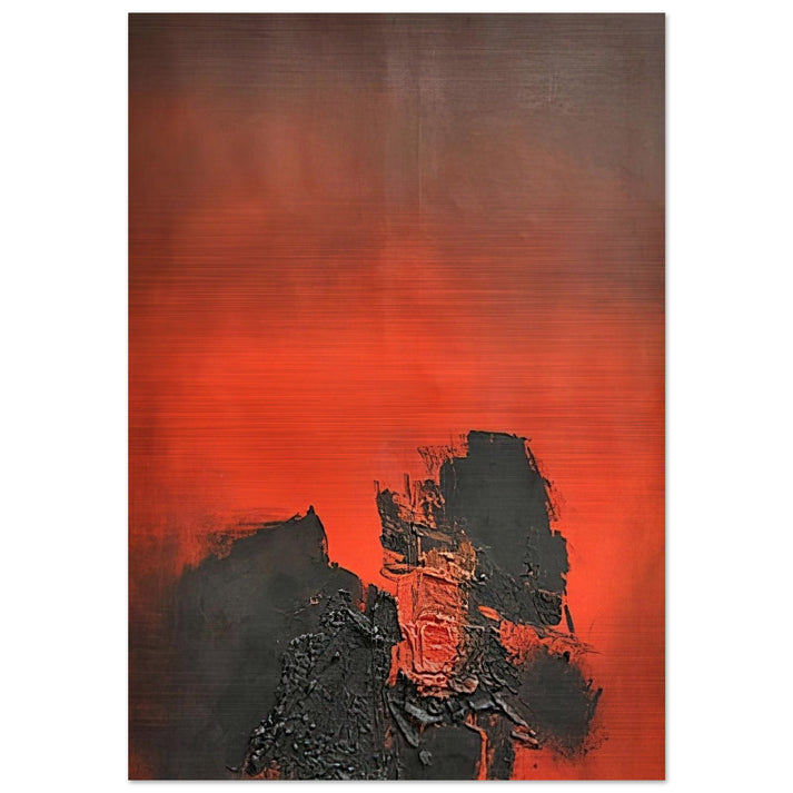 UNTITLED 1961 1 - Luis Feito Brushed Aluminum Print - 70x100 cm / 28x40 inches | Luis Feito Aluminum Print | Luis Feito Prints