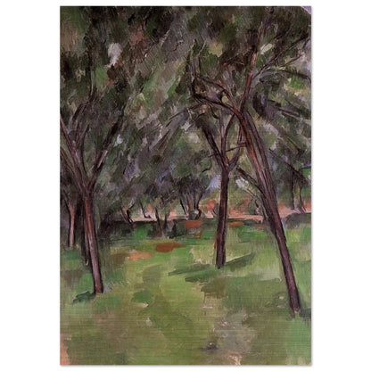 A Close - Paul Cézanne Brushed Aluminum Print - 70x100 cm / 28x40 inches | Paul Cézanne Aluminum Print | Paul Cézanne Prints