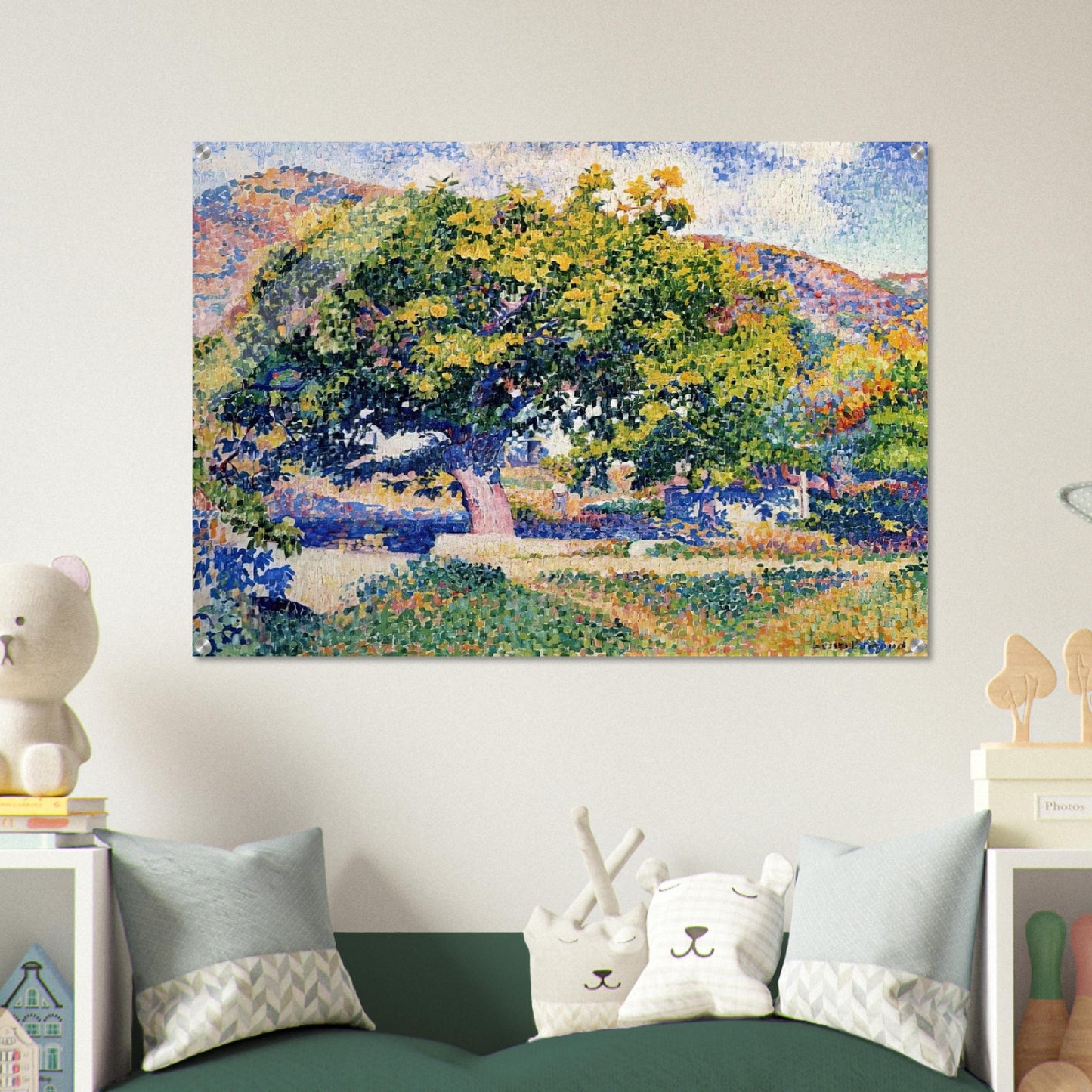 Around My House - Henri-Edmond Cross Acrylic Print - 70x100 cm / 28x40″ inches
