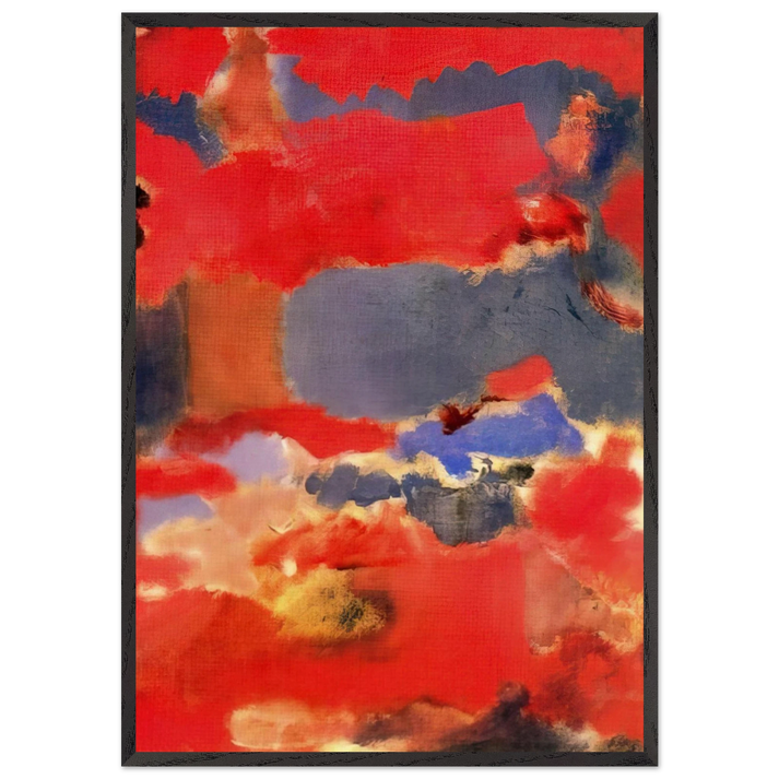 Untitled - 1948 N1 - Mark Rothko 70x100 cm / 28x40 inches Framed Art Print – Black Wooden Frame