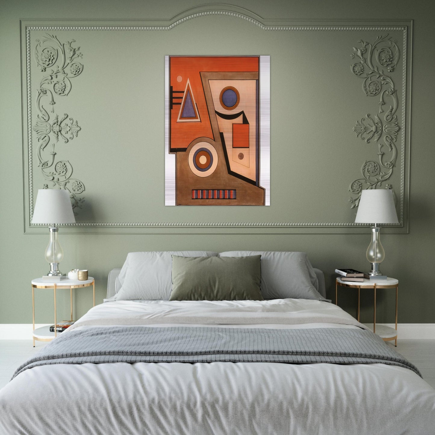 Almagro - Concretism - Carmelo Arden Quin Brushed Aluminum Print - 70x100 cm / 28x40 inches | Carmelo Arden Quin Aluminum Print | Carmelo Arden Quin Prints