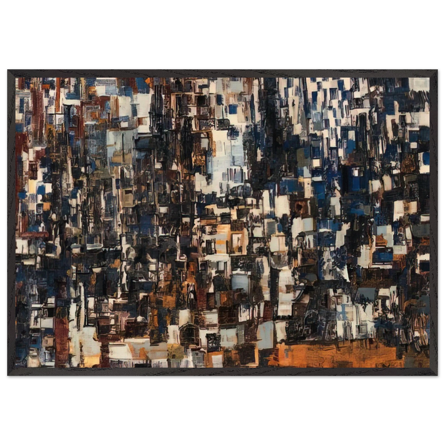 Danse - Tachisme - Maria Helena Vieira da Silva Framed Art Print – Black Wooden Frame - Default Title - -Framed Art Print