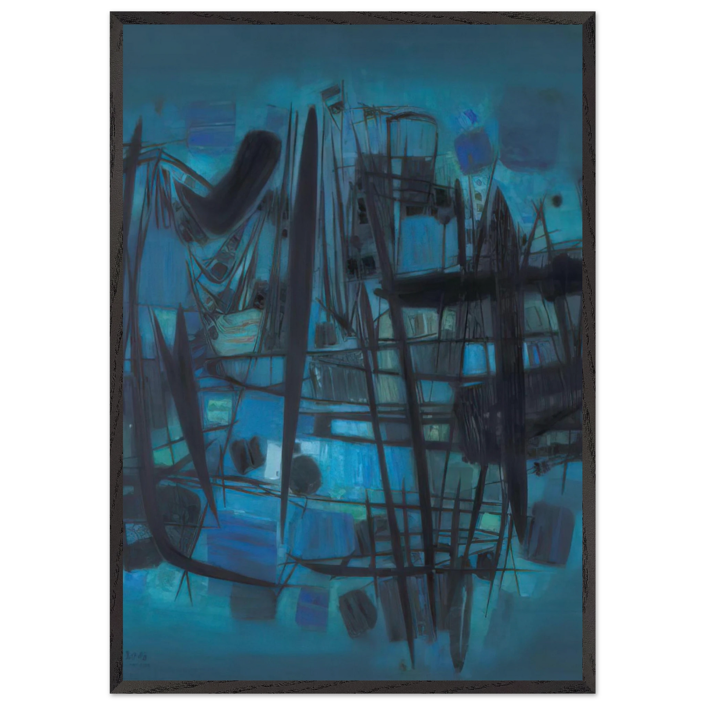 MILLE VIES SE CACHENT DANS LE BOIS - Chu teh Chun Framed Art Print – Black Wooden Frame - Default Title - -Framed Art Print