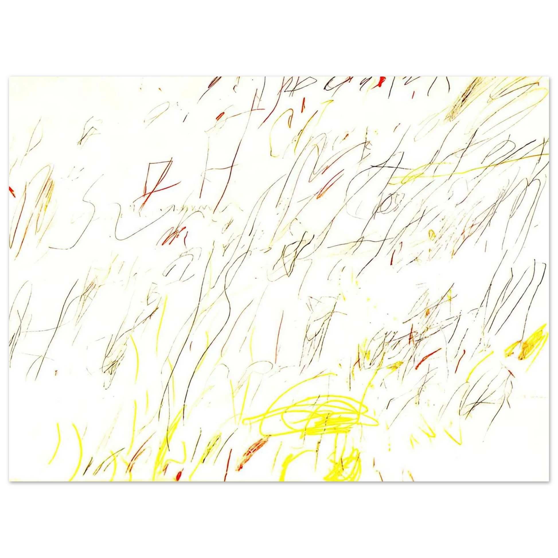 Cy Twombly - Blue Room Fine Art Poster - Default Title
