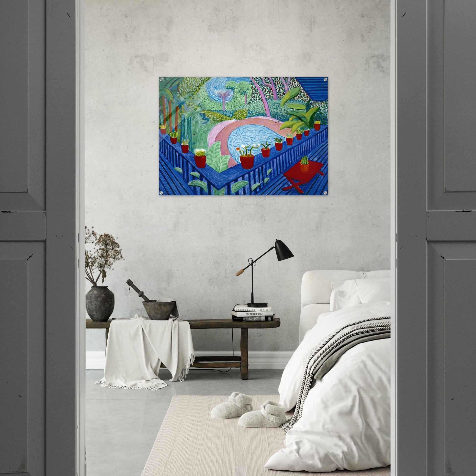 David Hockney - David Hockney Acrylic Print - 70x100 cm / 28x40″ inches | David Hockney Wall Art | David Hockney Prints