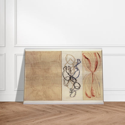 A STRETCH OF TIME 2007 - Louise Bourgeois Brushed Aluminum Print - 70x100 cm / 28x40 inches | Louise Bourgeois Aluminum Print | Louise Bourgeois Prints