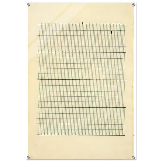 Aspiration - Agnes Martin Acrylic Print - 70x100 cm / 28x40″ inches