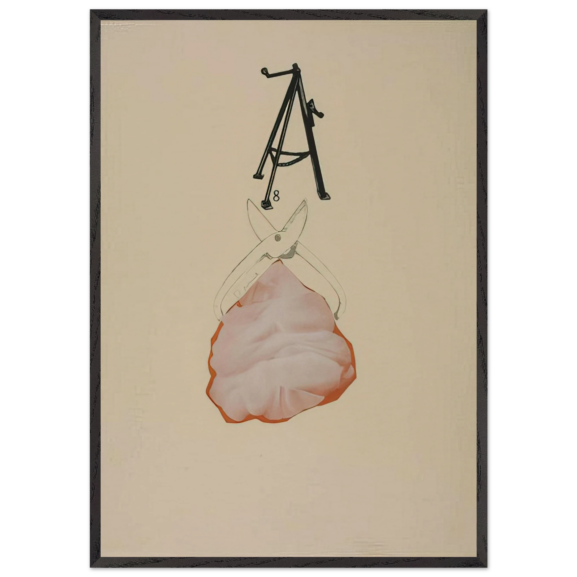 TOOL BOX 2 1966 - Jim Dine Framed Art Print – Black Wooden Frame - Default Title - -Framed Art Print